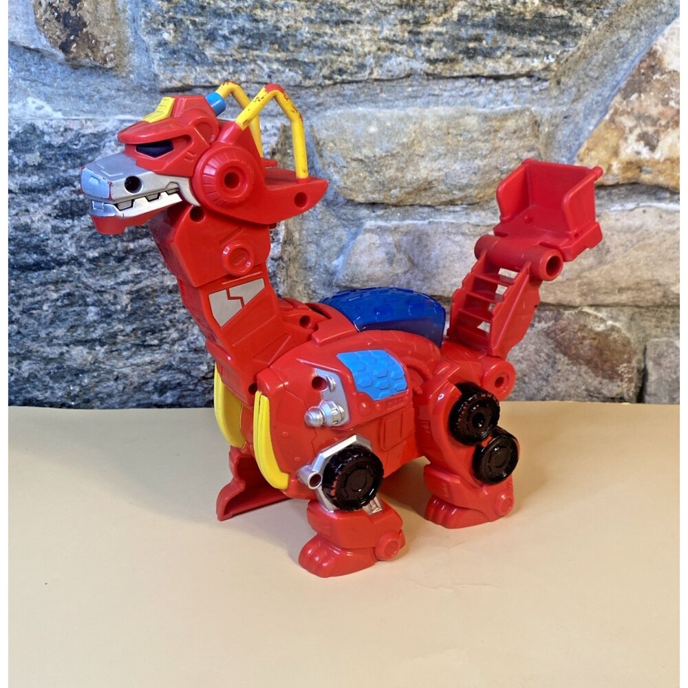 Playskool Heroes Transformers Rescue Bots Heatwave Dinobot Figure 2013 Hasbro